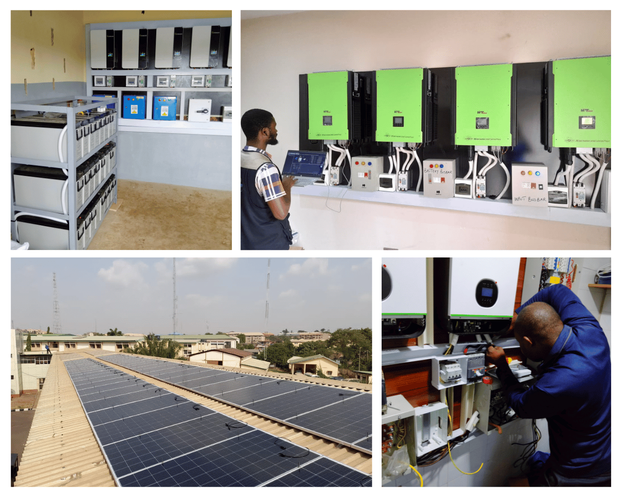 Installation of 127.68KW Solar Mini-Grid at Federal Collage of Fisheries and Marine technology , Victoria Island , Lagos